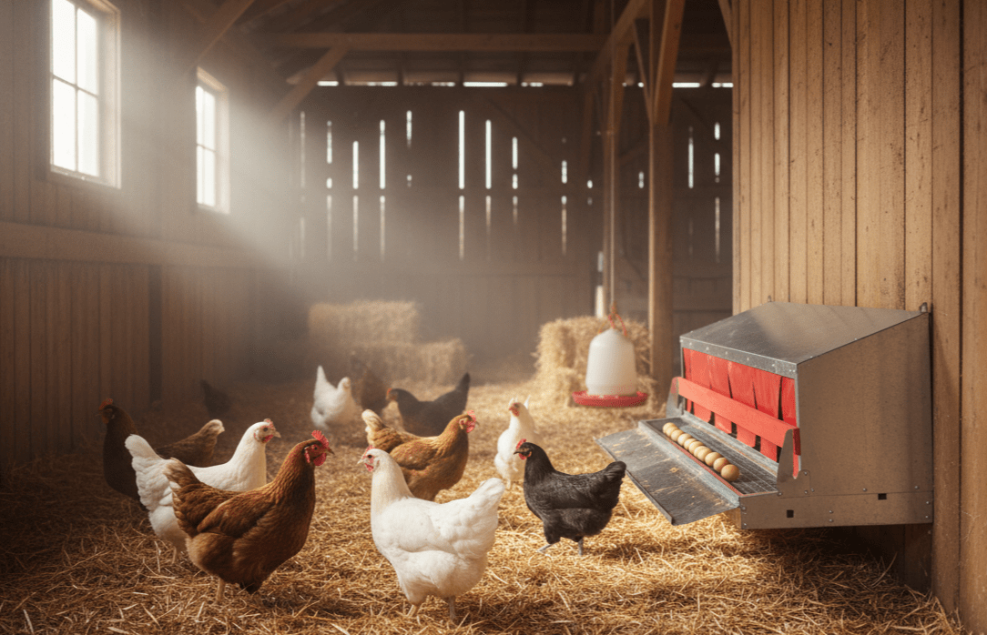 SureNest™ Large Roll Out Nest box - 75 to 125 hens - Surehatch Incubators