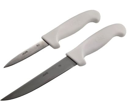 2 Piece Poultry Processing & Chicken Butcher Knife Set - Surehatch Incubators
