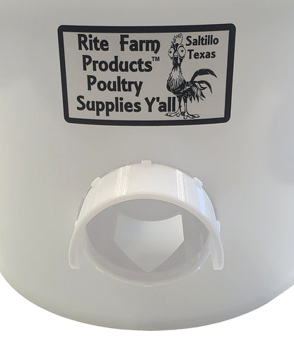 Made In the USA 22 Pound Capacity Automatic Chicken Feeder 4 Port Poultry Feeder - Surehatch Incubators