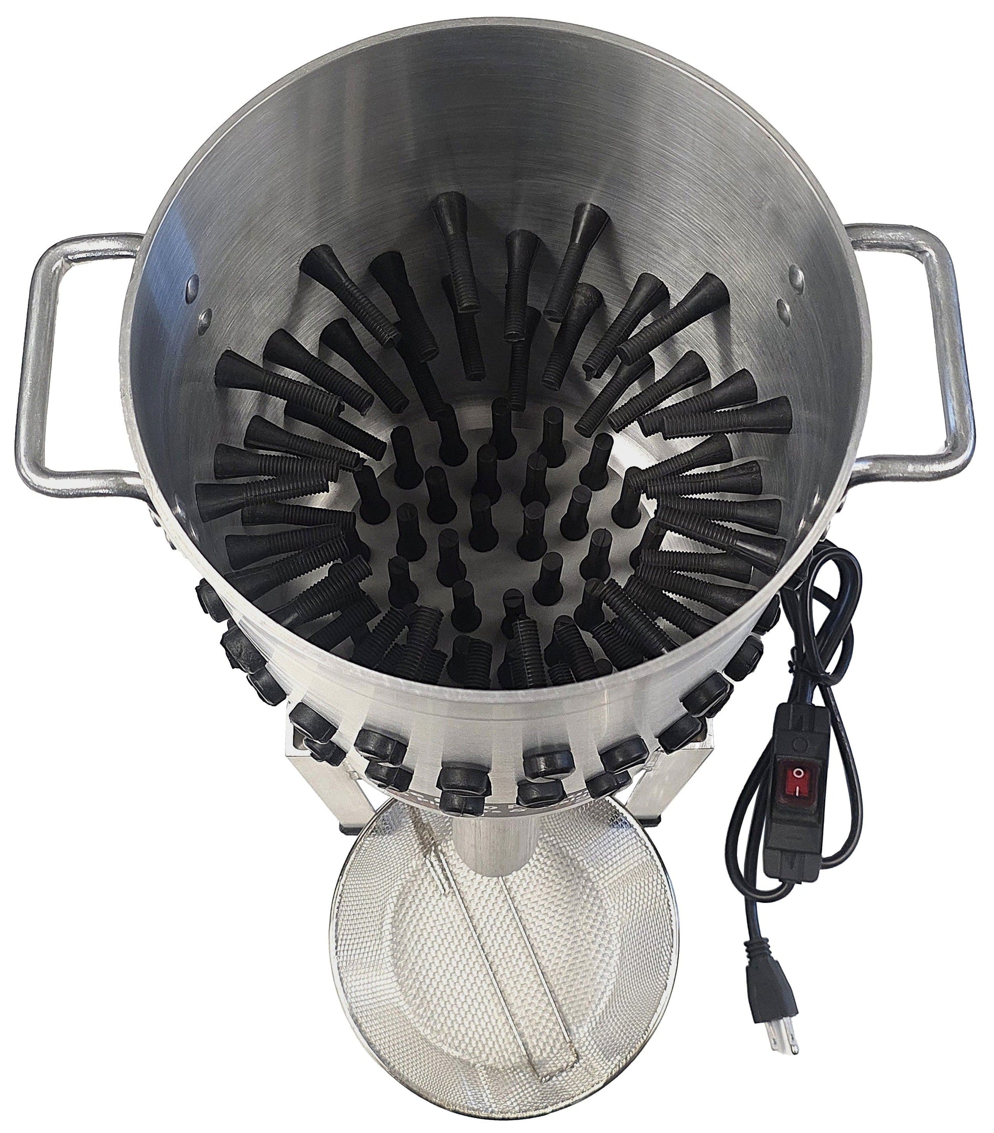 COMBO Rite Farm Products Pro USA Quail Plucker & 4 Gallon 120 Volt, 1,000-Watt Quail Scalder - Surehatch Incubators