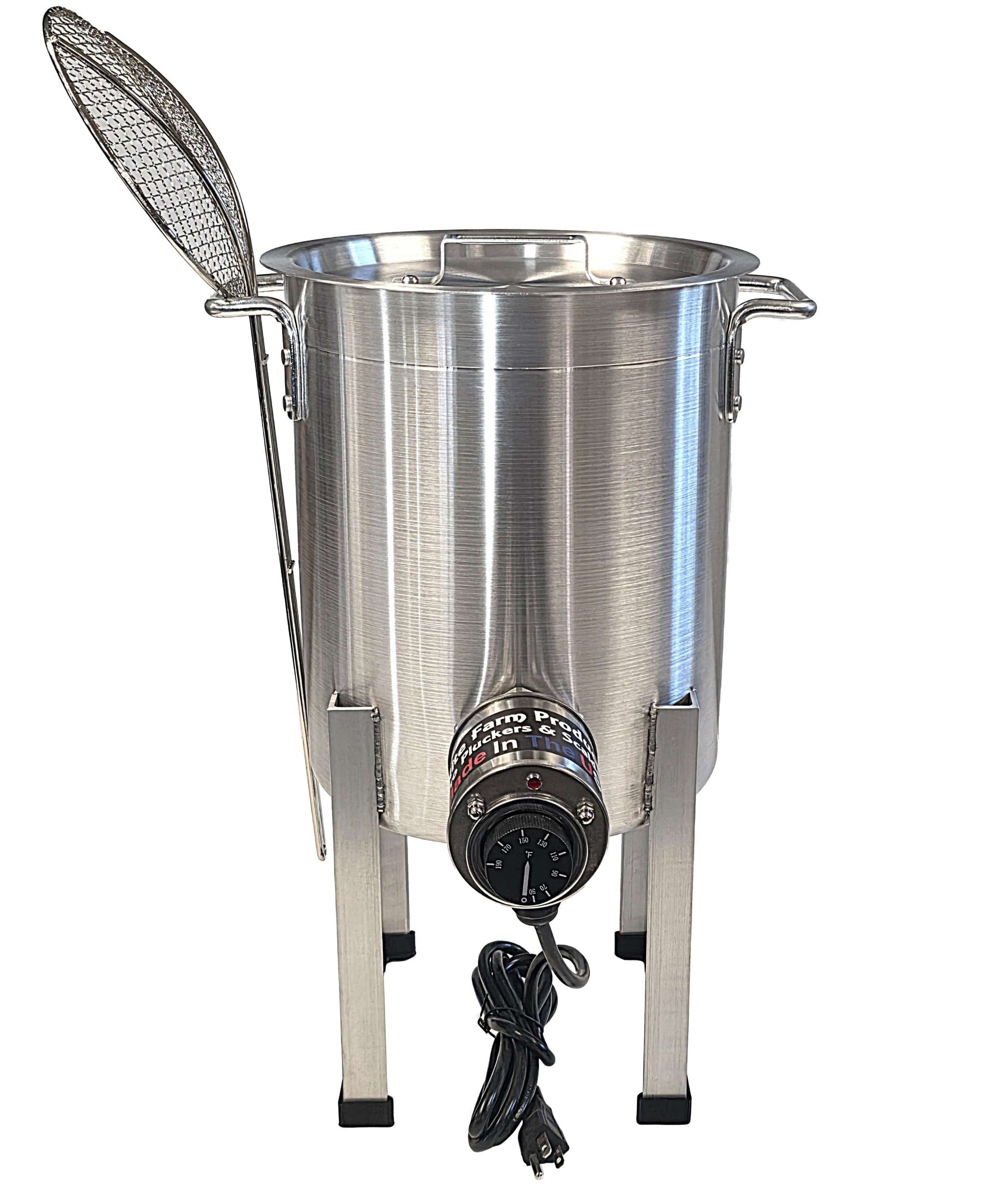 COMBO Rite Farm Products Pro USA Quail Plucker & 4 Gallon 120 Volt, 1,000-Watt Quail Scalder - Surehatch Incubators