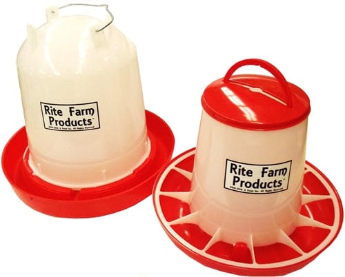 Rite Farm Products Poultry Feeders & or Waterers 4 Sizes Available for Chickens Chicks - Surehatch Incubators