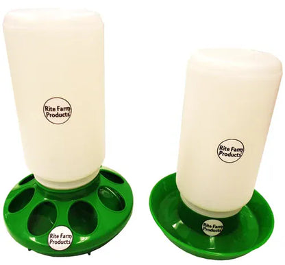 Rite Farm Products Chick Feeder & Waterer with Jars Poultry Chicken - Surehatch Incubators