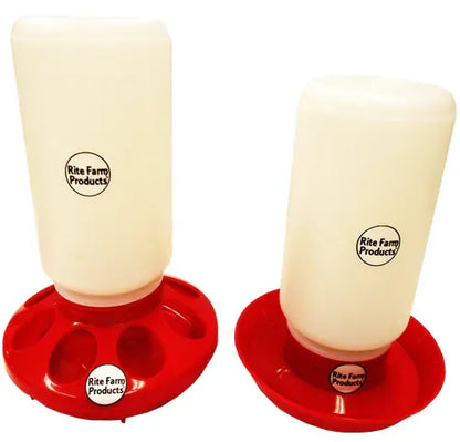 Rite Farm Products Chick Feeder & Waterer with Jars Poultry Chicken - Surehatch Incubators