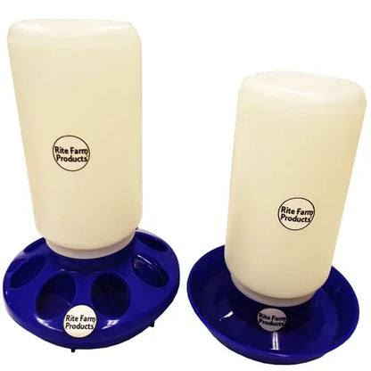 Rite Farm Products Chick Feeder & Waterer with Jars Poultry Chicken - Surehatch Incubators