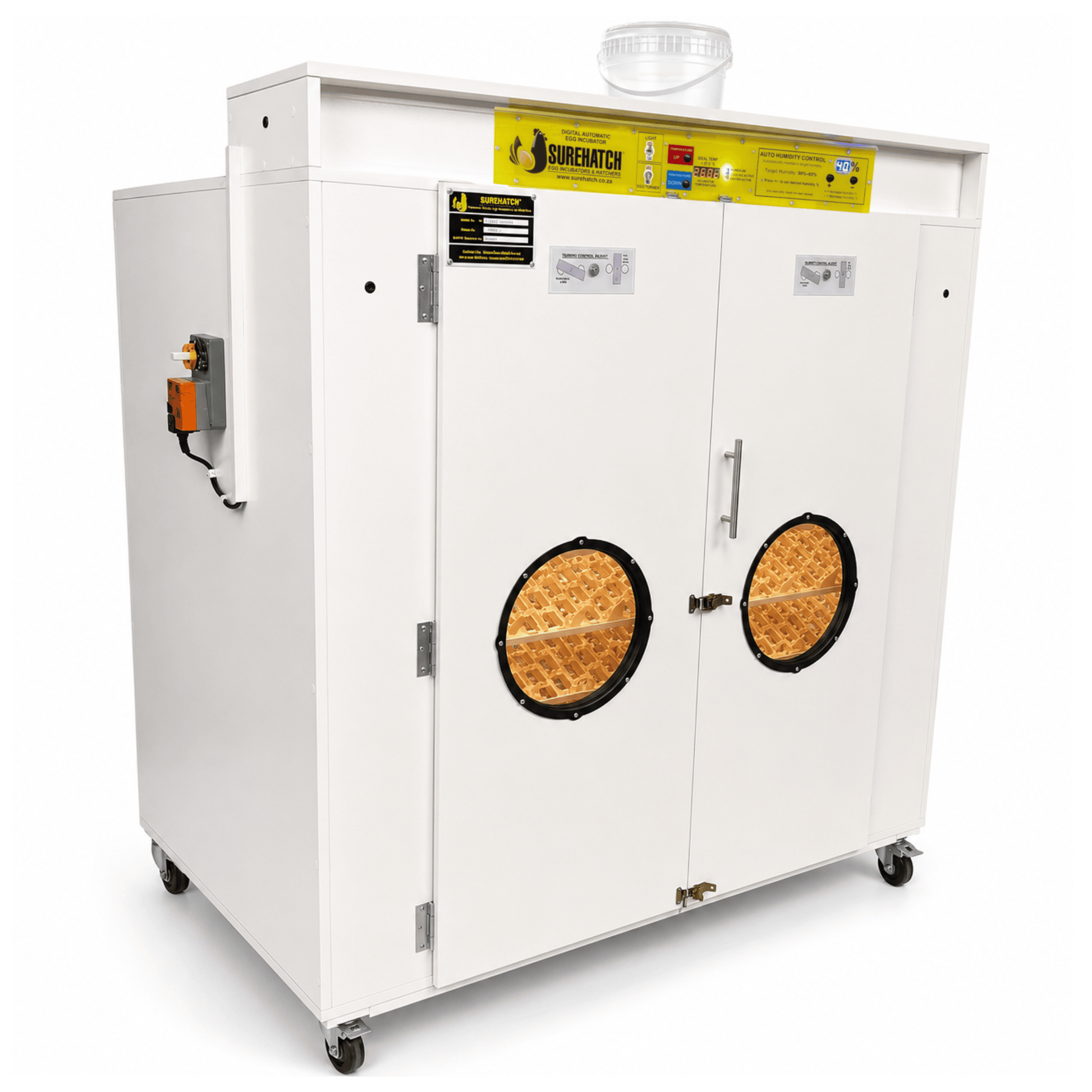 QSH 　ブリキ 電動 　【HEN LAYING EGGS 】　動作品 Surehatch® 2160 Egg Automatic Setter Incubator – Surehatch