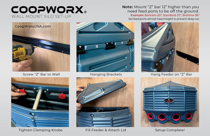 Wall Mount Water Silo - Includes Shipping* - Surehatch Incubators